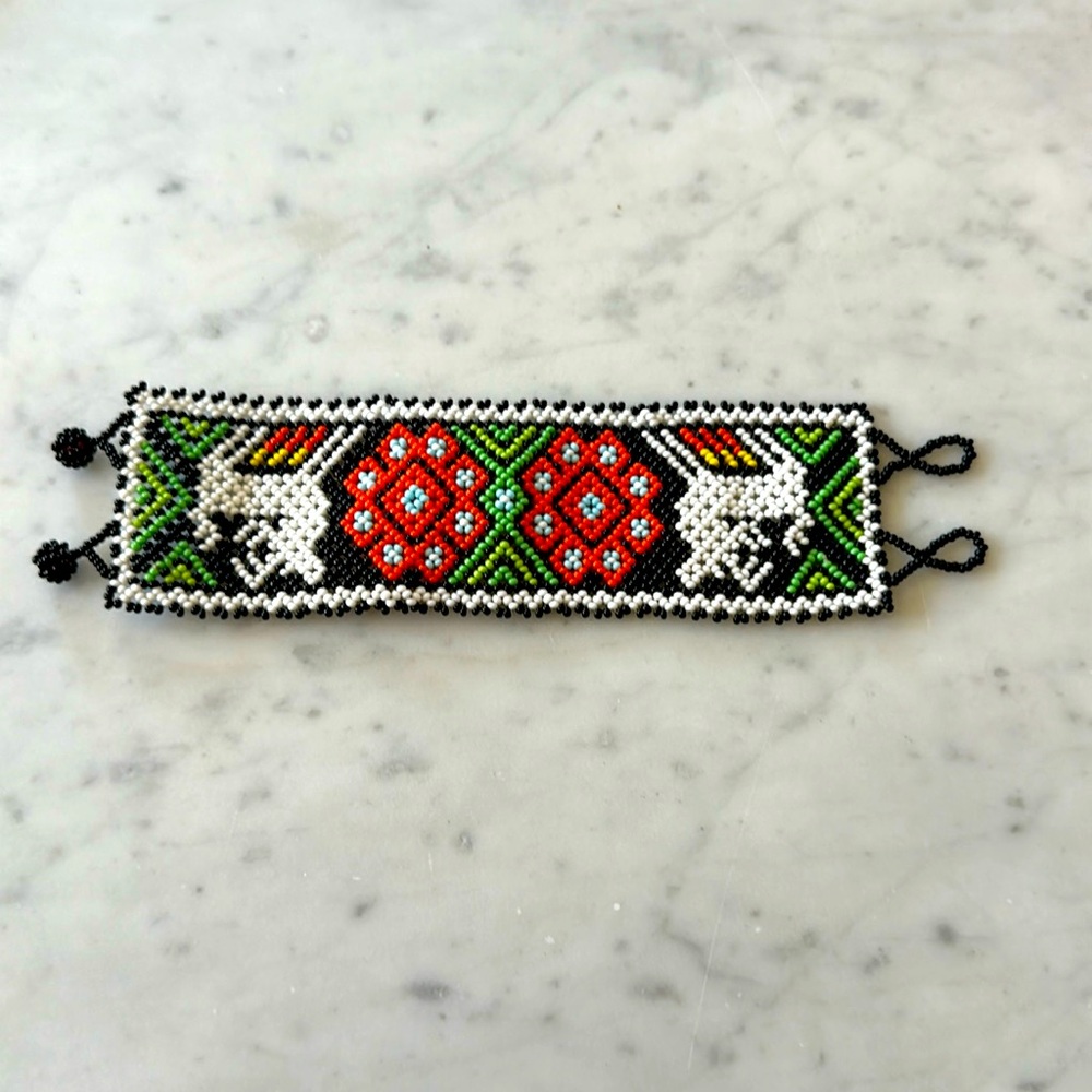 Native Americans beaded bracelet approximately 6.5” long